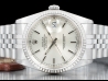 Rolex Datejust 36 Argento Jubilee Silver Lining Dial  Watch  16234